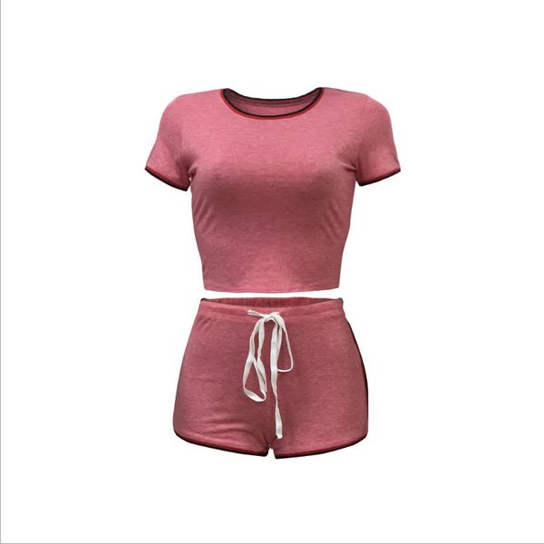 

2021 new fashionable color pure female seam shorts running sports shirt mountain climbing suit 57mb, Gray