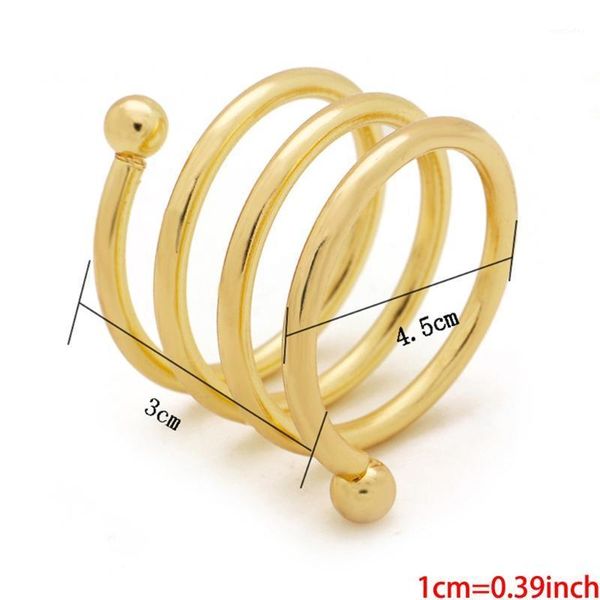 

napkin rings 6pcs round holders buckles for wedding, dinner party, table 449e1