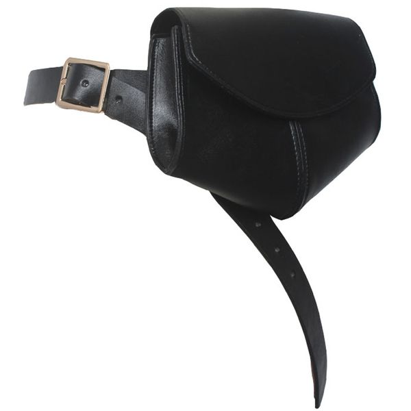 

new arrivals time-limited belt waist bag ladies tide ins new foreign trade net red saddle bag fashion detachable personalized belt, Black;brown