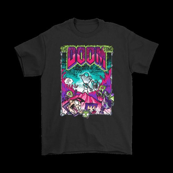 

gir the doom song invader zim mashup shirts sport hooded sweatshirt hoodie