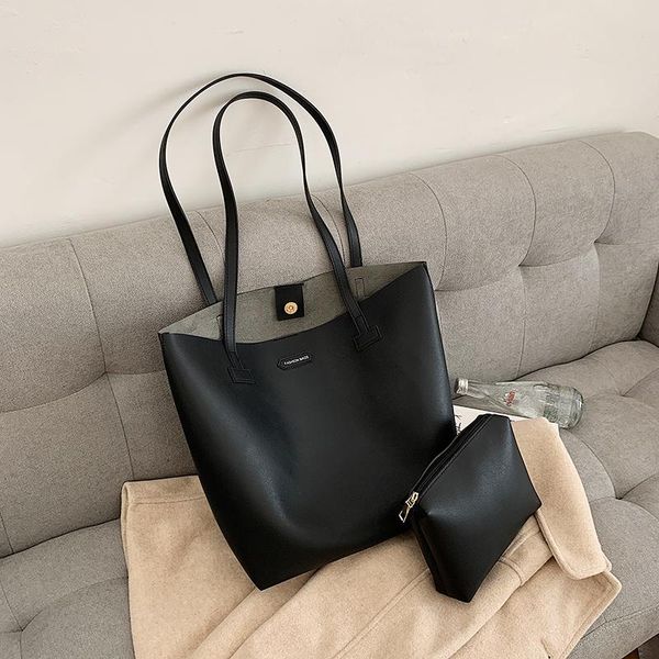 

shoulder bags 2021 winter female bag pure color pu fashion travel lady luxury designer casual