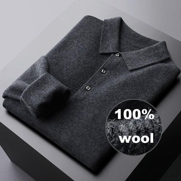 

classic 100% wool mens sweaters business casual autumn winter sweater male solid color fit man sweaters 3xl, White;black