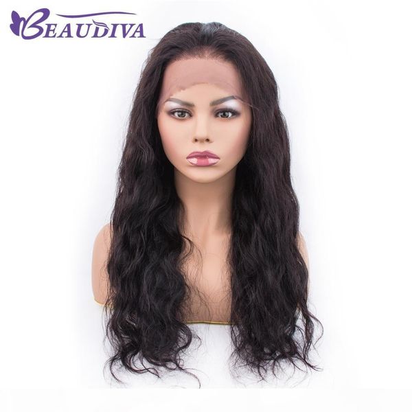 

beau diva human hair lace front wigs body wave remy brazilian hair lace fontal wigs for women no shedding notangle, Black;brown