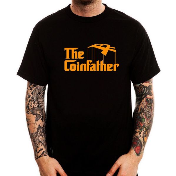 

fashion teeshirt the coinfather funny parody crypto lover printed men's teeprinted cool t sport hooded sweatshirt hoodie men t shirt