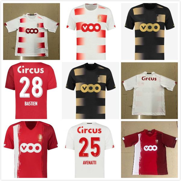

20 21 standard liège soccer jerseys home limbombe 2020 2021 r.standard de liege vanheusden laifis cimirot emond carcela football shirts, Black;yellow