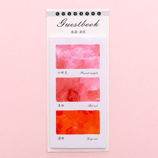 

творческий color gradient n времена post it notes memo акварель ноутбук материал канцелярские креативный дизайнер цвет sqcohn pp2006