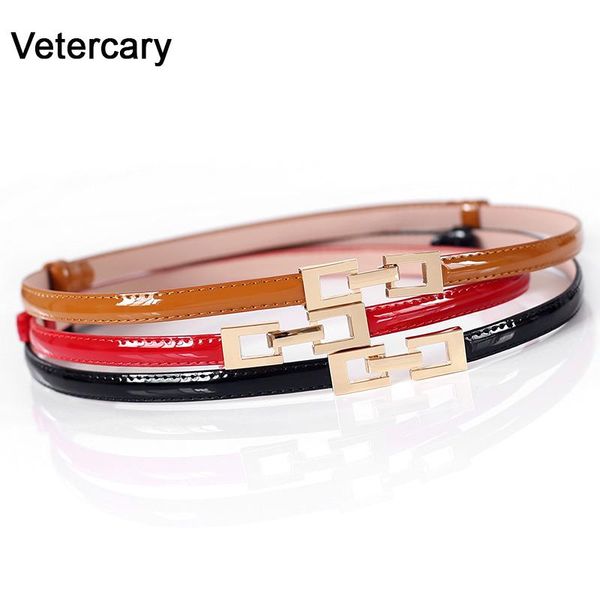 

горячая продажа тонкий отрегулировать ремень черный кожаный pu ремни яркий кожаный waistband золотой квадрат пряжка поясами платье аксессуар, Black;brown