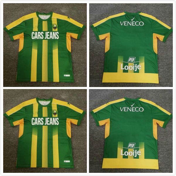 

бесплатная доставка ado den haag гаага нидерланды eredivisie футбол футбол зеленый футболка новое лето футболка мода, Black