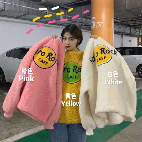 

2021 new plus size sweatshirt winter women clothes long sleeve kawaii harajuku hoodies streetwear pullovers style casual uohp, Black