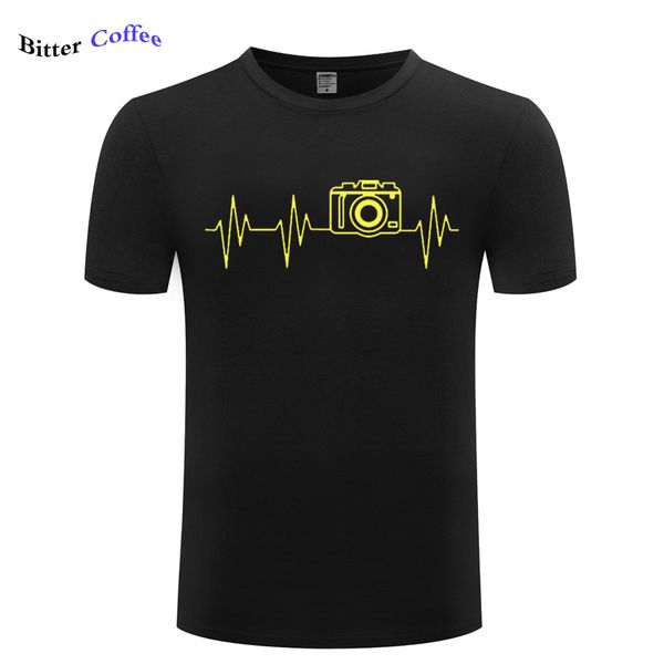 

new mens fashion pgrapher heartbeat p funny short sleeve o neck summer tshirt sport hooded sweatshirt hoodie men t shirt