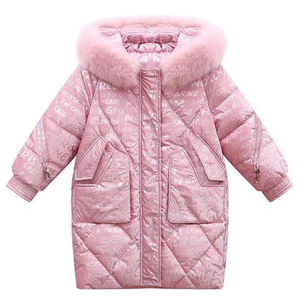 

jackets 2021 down jacket for girl warm child parka waterproof coat kid thicken outerwear winter clothes teenage snowsuit, Blue;gray