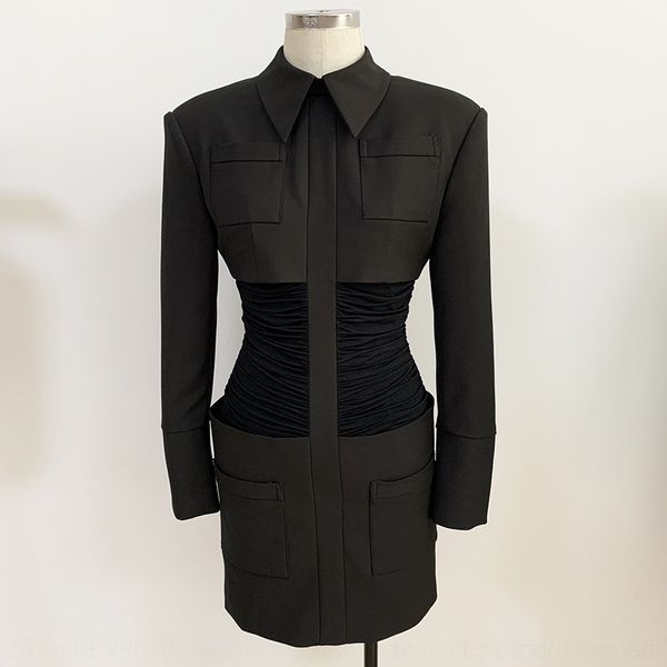 

oem8g new stars in winter fall b with wide shoulders personalized evening dress 2020 band elastic bandtemperament evening dress with elastic, Black;gray