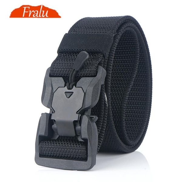 

belts equipment combat tactical for men us army training nylon metal buckle waist belt outdoor hunting waistband, Black;brown