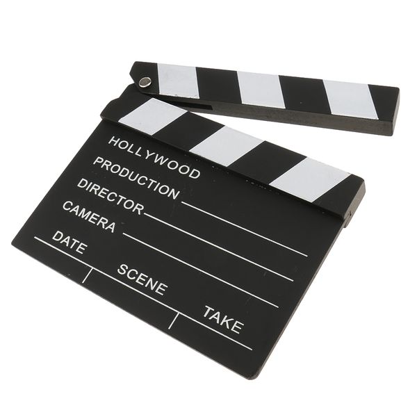 

classical director video scene clapperboard movies slate cut action prop