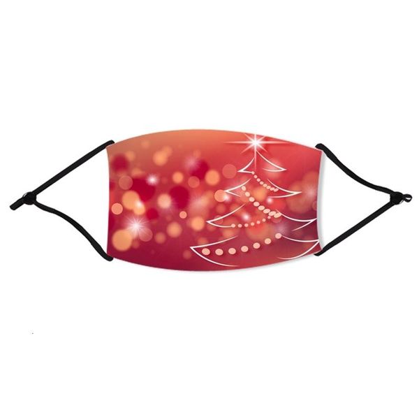 

style santa printed windproof washable breathable mask