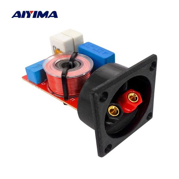 

aiyima 2pcs speaker 2 way audio делитель частоты treable bass громкоговоритель кроссовер фильтры diy 80w hifi стерео домашний кинотеатр