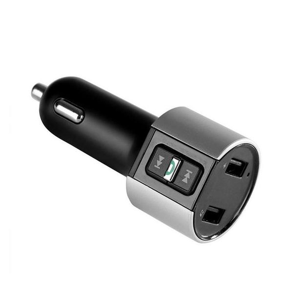 

2018 high-quality wireless in-car bluetooth fm transmitter radio adapter car kit black mp bbycdy yhshop2010