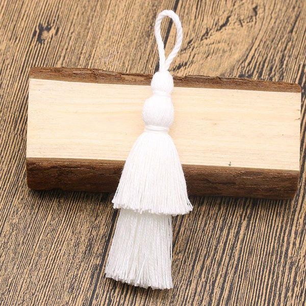 

5pc mini double layer tower tassel diy jewelry curtain garments decorative accessories key cell phone bag pendant craft tassels h qyljys