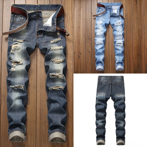 

uoq1w puimentiua hollow men ripped jeans spring men patchwork fashion beggar printed out hole cropped pants man cowboys pant jeans man, Black