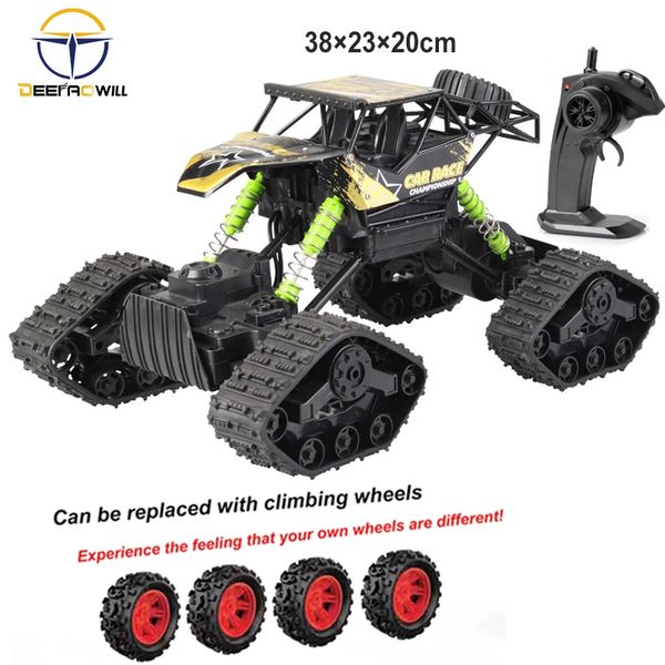 

2020 4wd off-road remote control 2.4hz radio controlled tracked rc child toy high speed climbing car