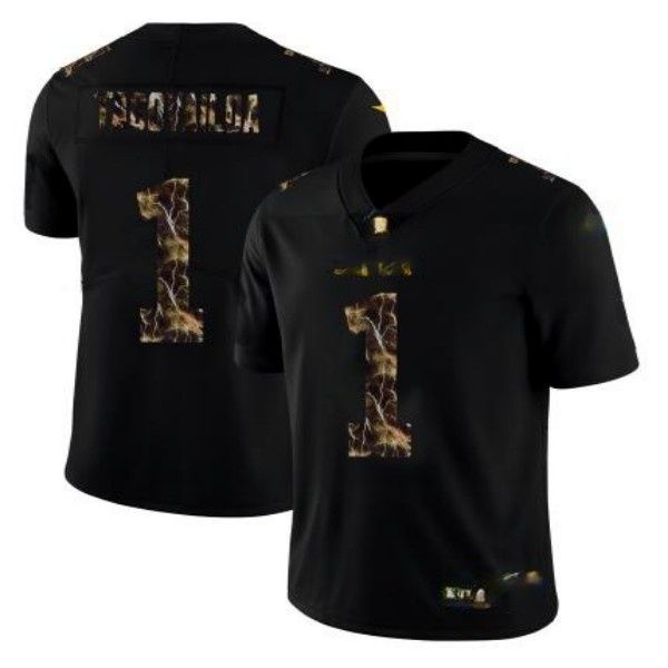 

men #1 tua tagovailoa white team logo dual overlap limited women youth nfl jersey, Black;red