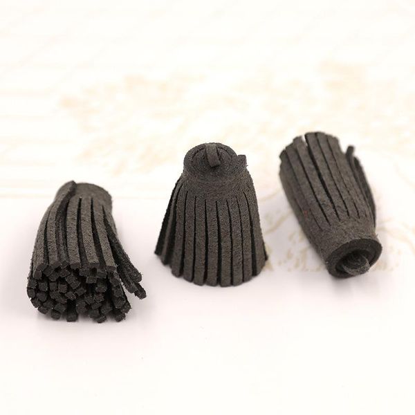 

5pc leather mini tassels pendant fringe jewelry diy fringe keychain cellphone straps pendant home sewing accessories key tassel h wmtxnq