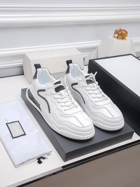 

2020 new men's shoes spring and autumn breathable white shoes trend korean wild men's casual shoes size 38-44, Black