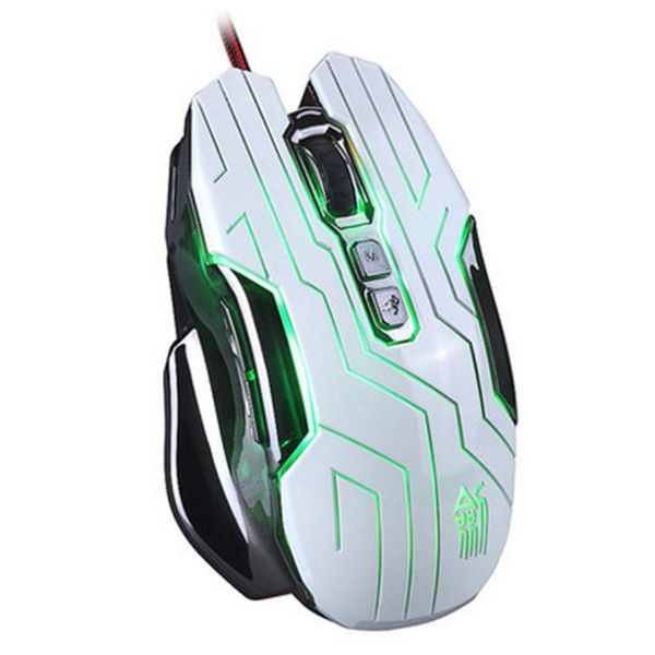 

x10 led usb wired optical game mouse gaming adjustable pc lap8 buttons