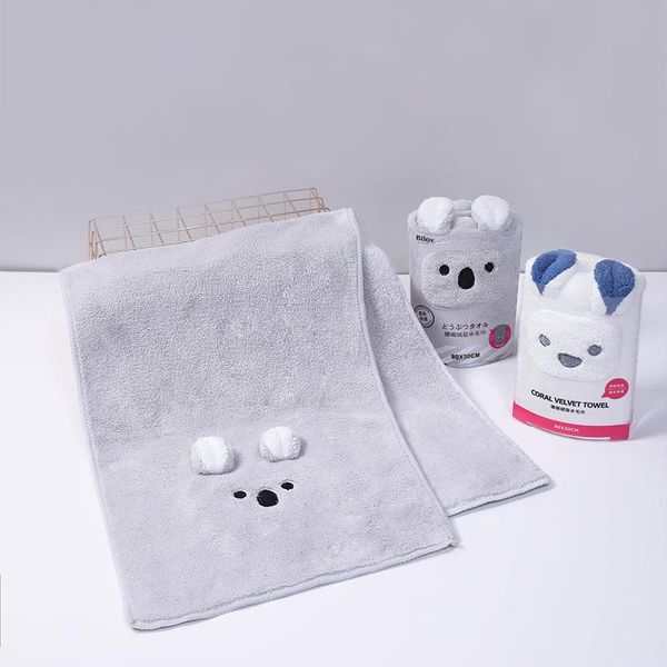 

bathroom towel cartoon koala cleaning super absorbent superfine fiber bridesmaid gift 5s-10s quick-dry towels