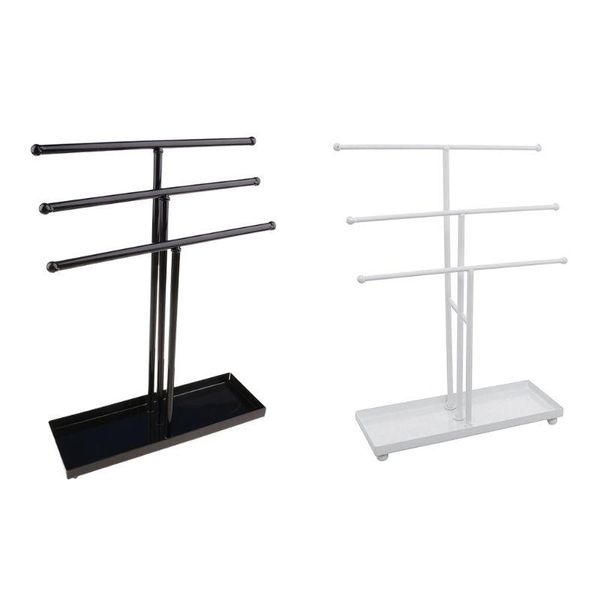 

metal 3 tier tablebracelet & necklace jewelry necklace organizer display tree jewelry holder organizer 50pe, Pink;blue