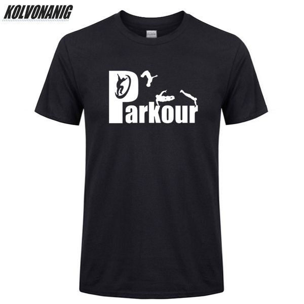 

sport city parkour letter print t shirt fashion men's cotton streetwear hip hop brand man clothes tee shirt plus size top