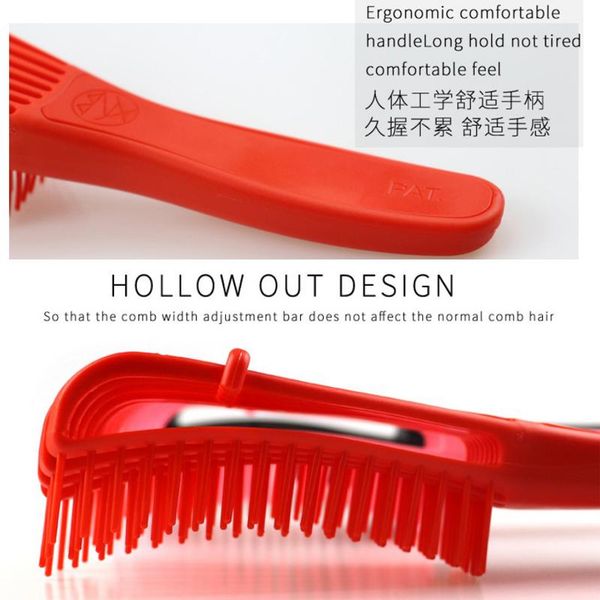

detangle hair brush comb scalp massage salon styling tools for curly wave detangler women men q jllmre, Silver