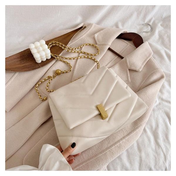 

vintage chain designer pu leather crossbody bags for women 2020 winter women's trend handbags trending cross body bag