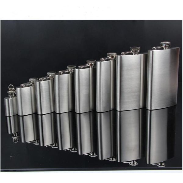 

stainless steel hip flasks various ounces wine pot 4 5 6 7 8 12 ounce flagon portable whisky stoup wine pot alcohol bottle
