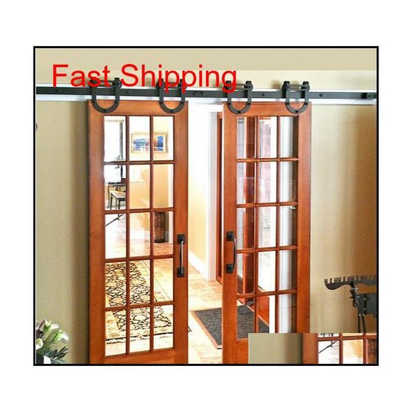 

biparting double sliding barn door heavy duty modern horseshoe design rustic steel wooden sliding barn door qylsmp sports2010