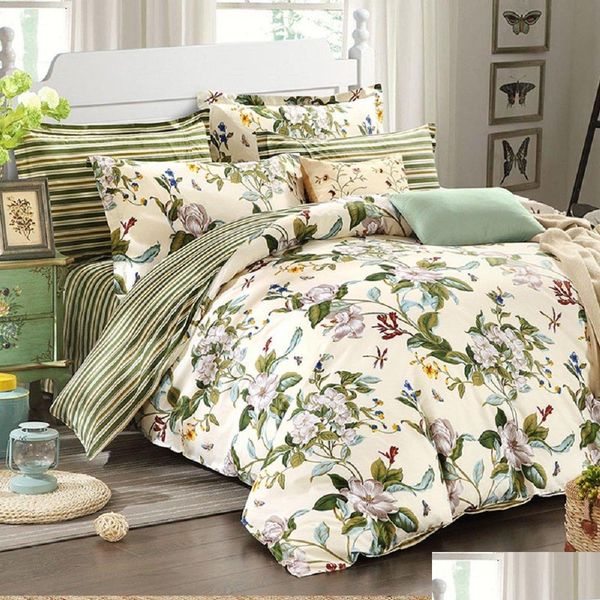 

winlife floral bedding american country style duvet cover set shabby vintage bedroom set girls bed c jllddb warmslove