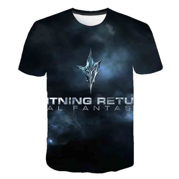 

3d final fantasy vii cool summer leisure game new print student final fantasy vii 3d print shirts harajuku harajuku men clothing