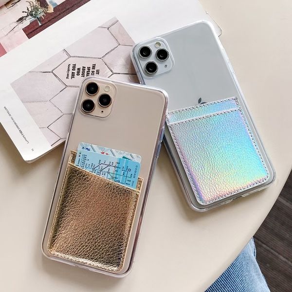 

diy блеск put карты бумажник телефон случае для samsung note20 plus s20 ультра не ​​10 lite s10lite 2020 a51 a71 clear тпу coque