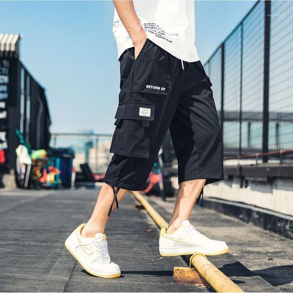 

pants men summer korean-style trend loose thin sports beach casual short shorts workwear men's shorts-401, White;black
