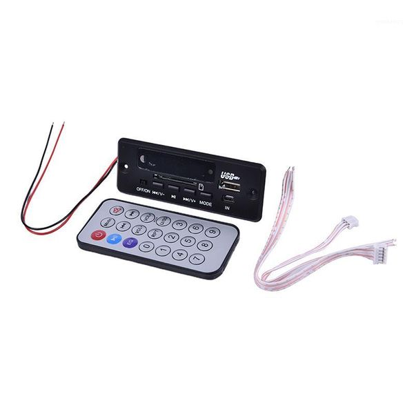 

bluetooth5.0 mp3 decoding board module wireless car usb mp3 player remote tf card slot / usb / fm remote decoding board module1
