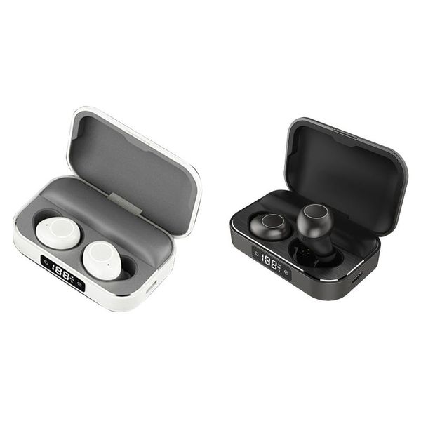 

headphones & earphones bluetooth 5.0 earbud type tws digital display wireless waterproof sports hifi stereo headset