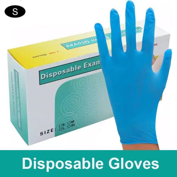 

100pcs black universal /work/rubber/garden gloves disposable dishwashing/kitchen/ latex scs9
