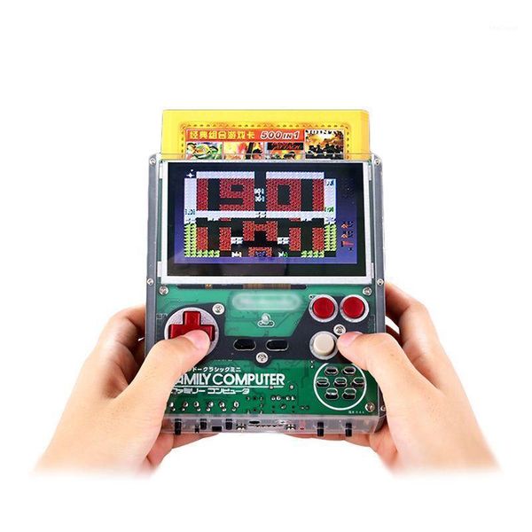 

portable game players coolbaby x7 4.3inch 8 bit diy retro fc handheld console with 500 in 1 games video support 4 players1