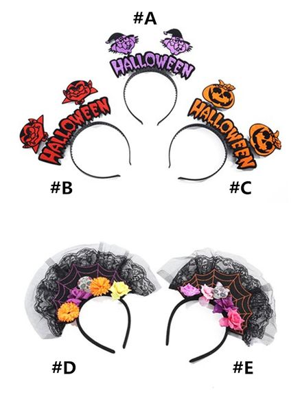

2020 new halloween selling personality creative halloween hair band costume ball halloween party atmosphere decoration headdress hoop