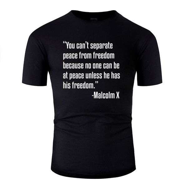 

summer malcolm x peace and om quote, black history t shirt man comic boy girl t shirts round collar sport hooded sweatshirt hoodie