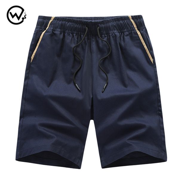 

new shorts for men solid casual soft breathable beach short pants male cotton outdoor clothing big size 5xl bermudas para hombre 1027, White;black
