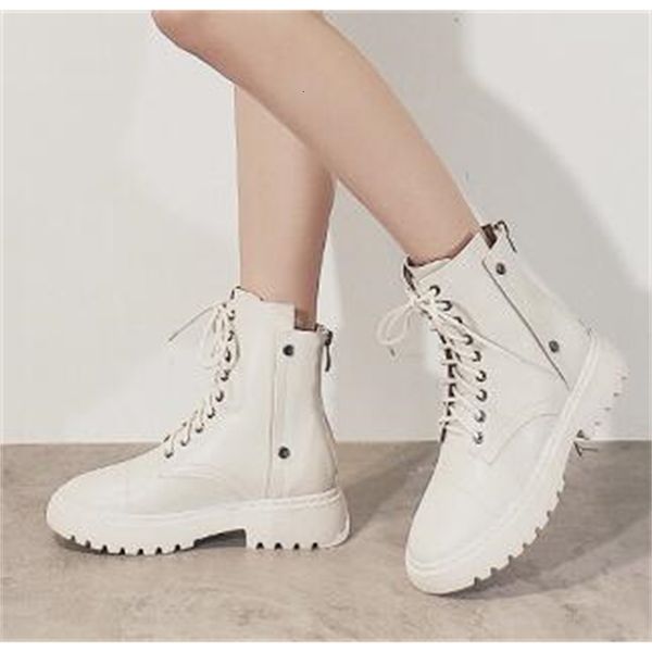 

autumn 2021 new winter british heavy wind with short women's boots rental women up to nice warm shoes 34-43 rkxu, Black