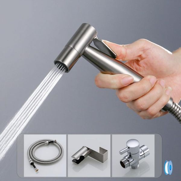 

bidet faucets handheld toilet sprayer set kit stainless steel hand faucet for bathroom shower head self cleaning