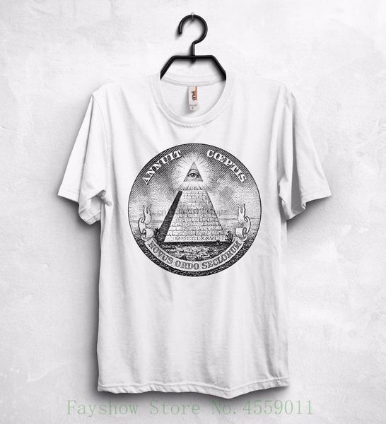 

annuit coeptis novus ordo seclorum футболка топ глаз подарок пирамида иллюминатов tops o-образным вырезом рубашки спорта с капюшоном hoodie