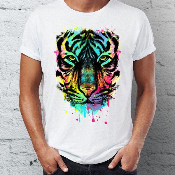 

men's t shirt majestic tiger hunt for color nature tee sport hooded sweatshirt hoodie